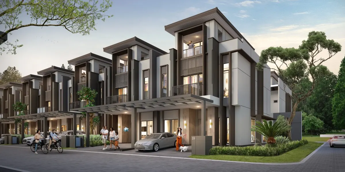 Grand Pasadena Village Type 8 x 19 (Hoek) - 3 Lantai — Foto 1