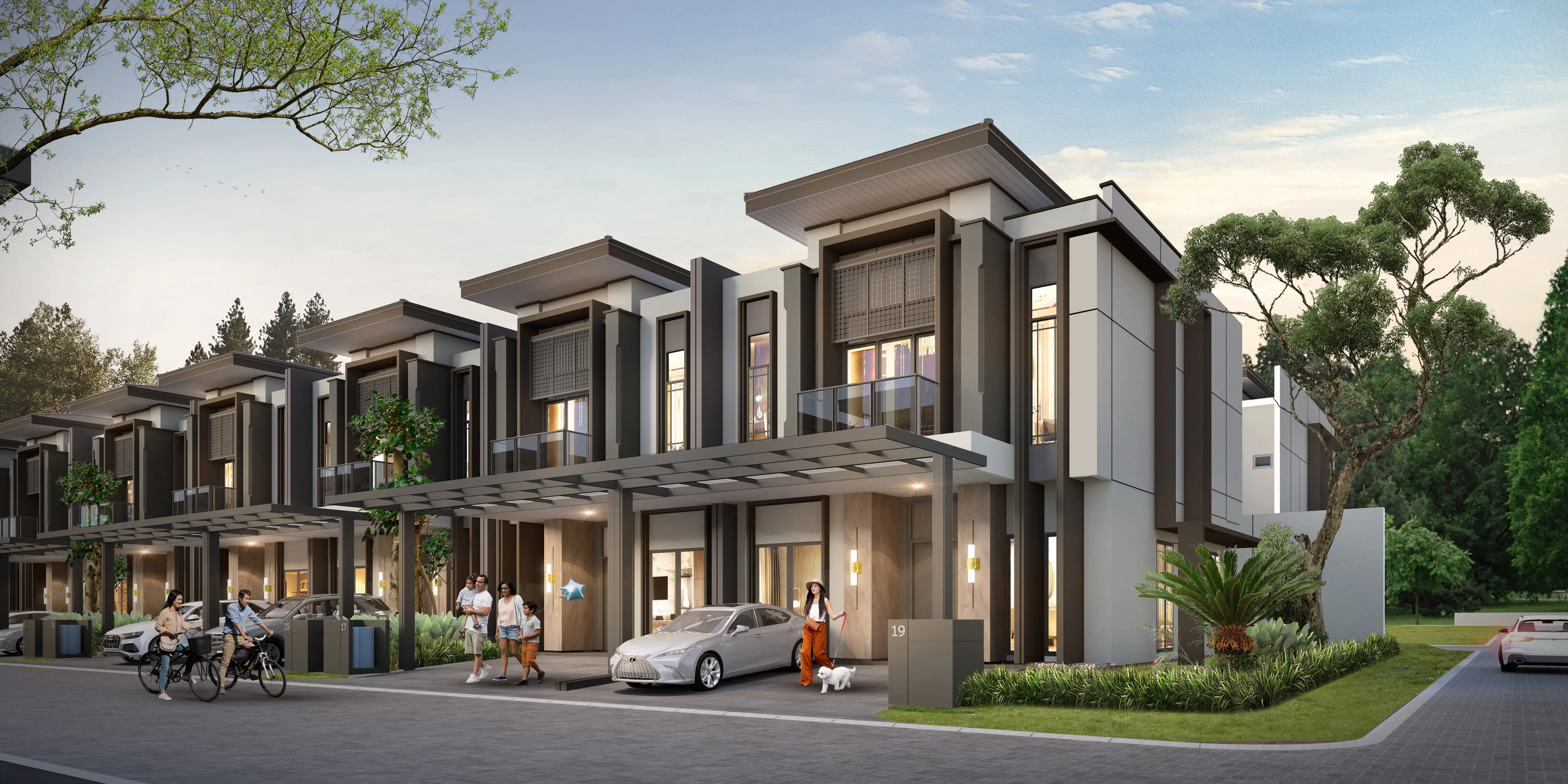 Grand Pasadena Village Type 8 x 18 (Hoek) - 2 Lantai — Foto 1