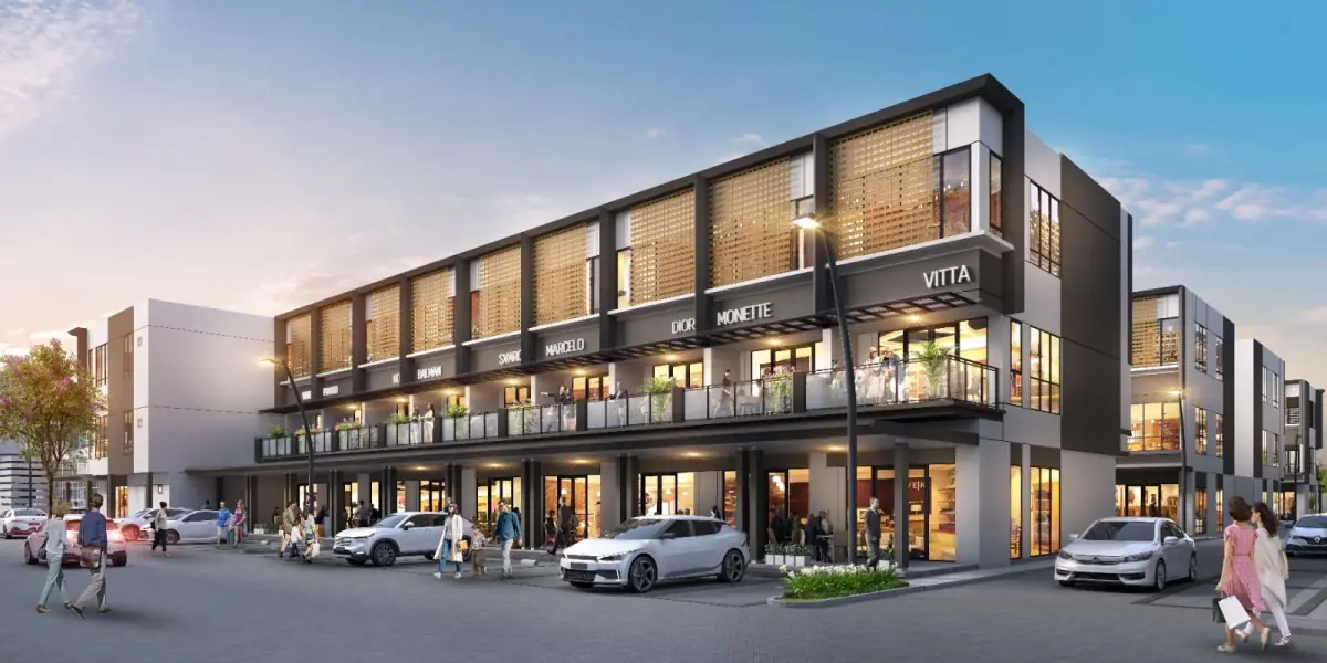 Pasadena Square Type 4,5 x 15 (Single Facade Single Alfresco) — Foto 1