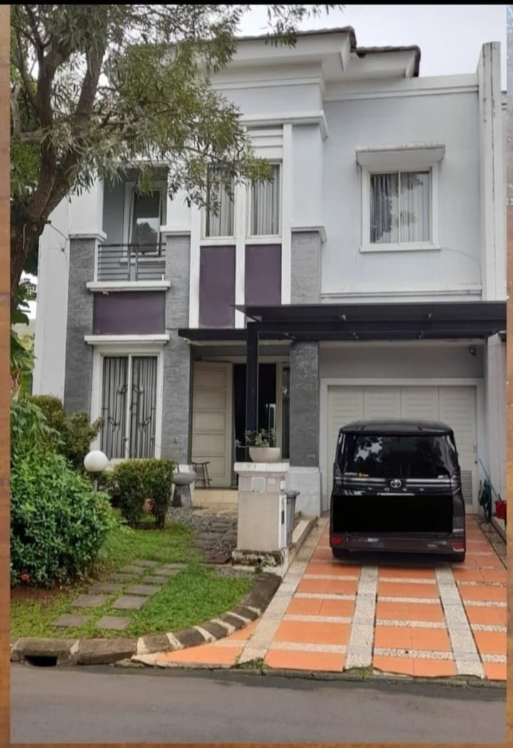 Rumah Cantik Full Furnish Aquamarine PHG – Samping Taman Fasum, Garasi + Carport galeri gambar