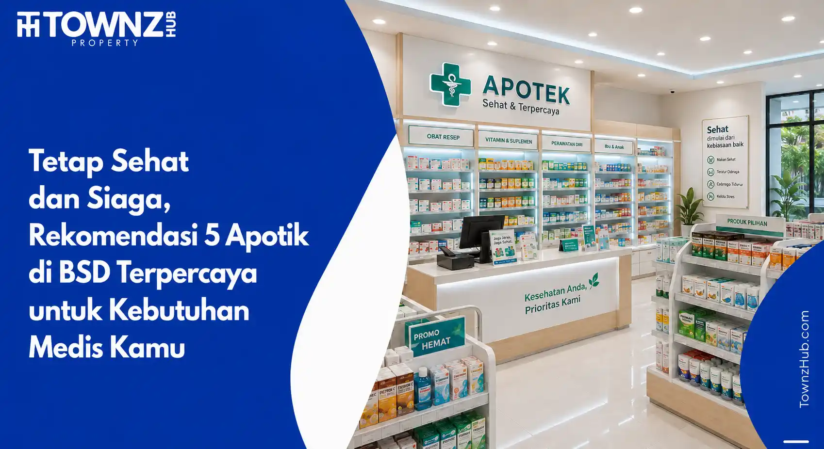 Tetap Sehat dan Siaga, Rekomendasi 5 Apotik di BSD Terpercaya untuk Kebutuhan Medis Kamu - cover artikel