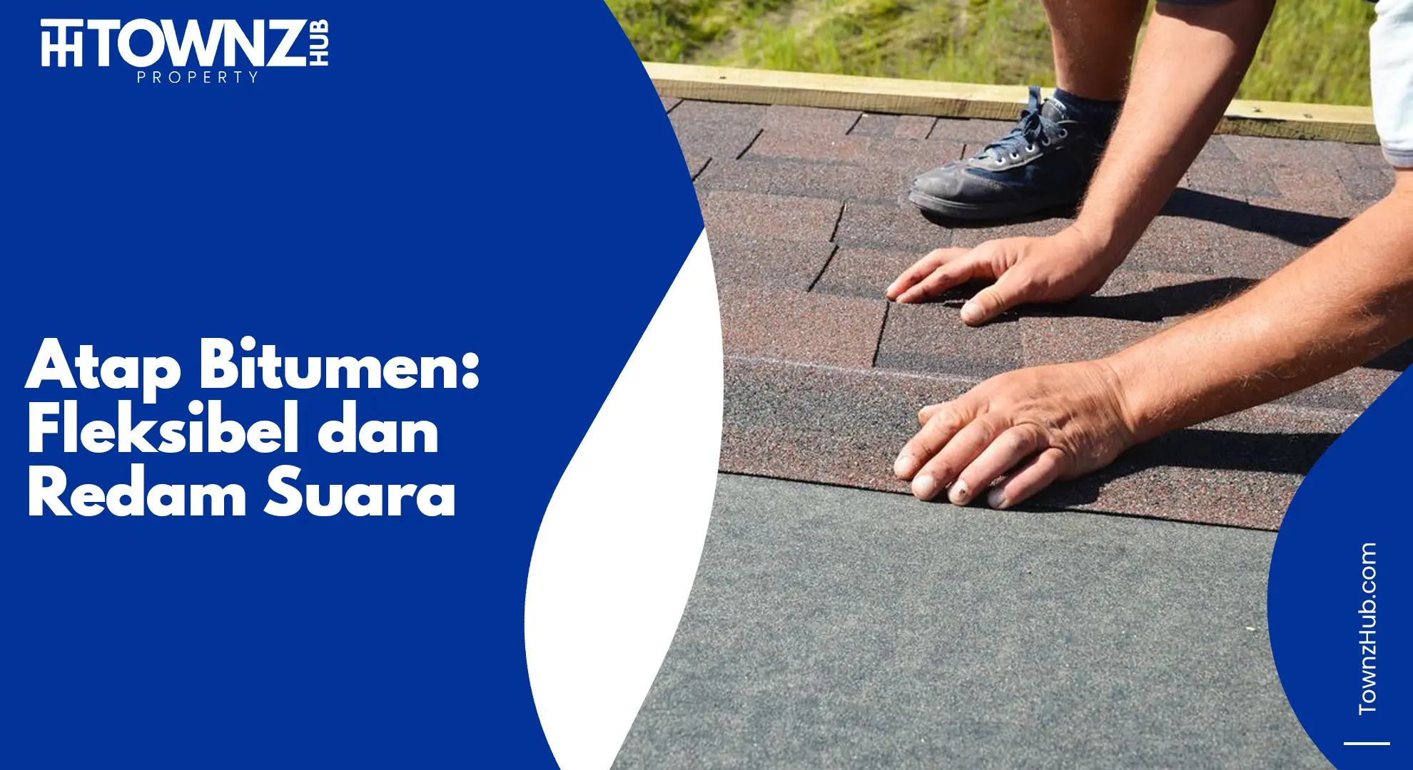 atap bitumen: fleksibel dan redam suara