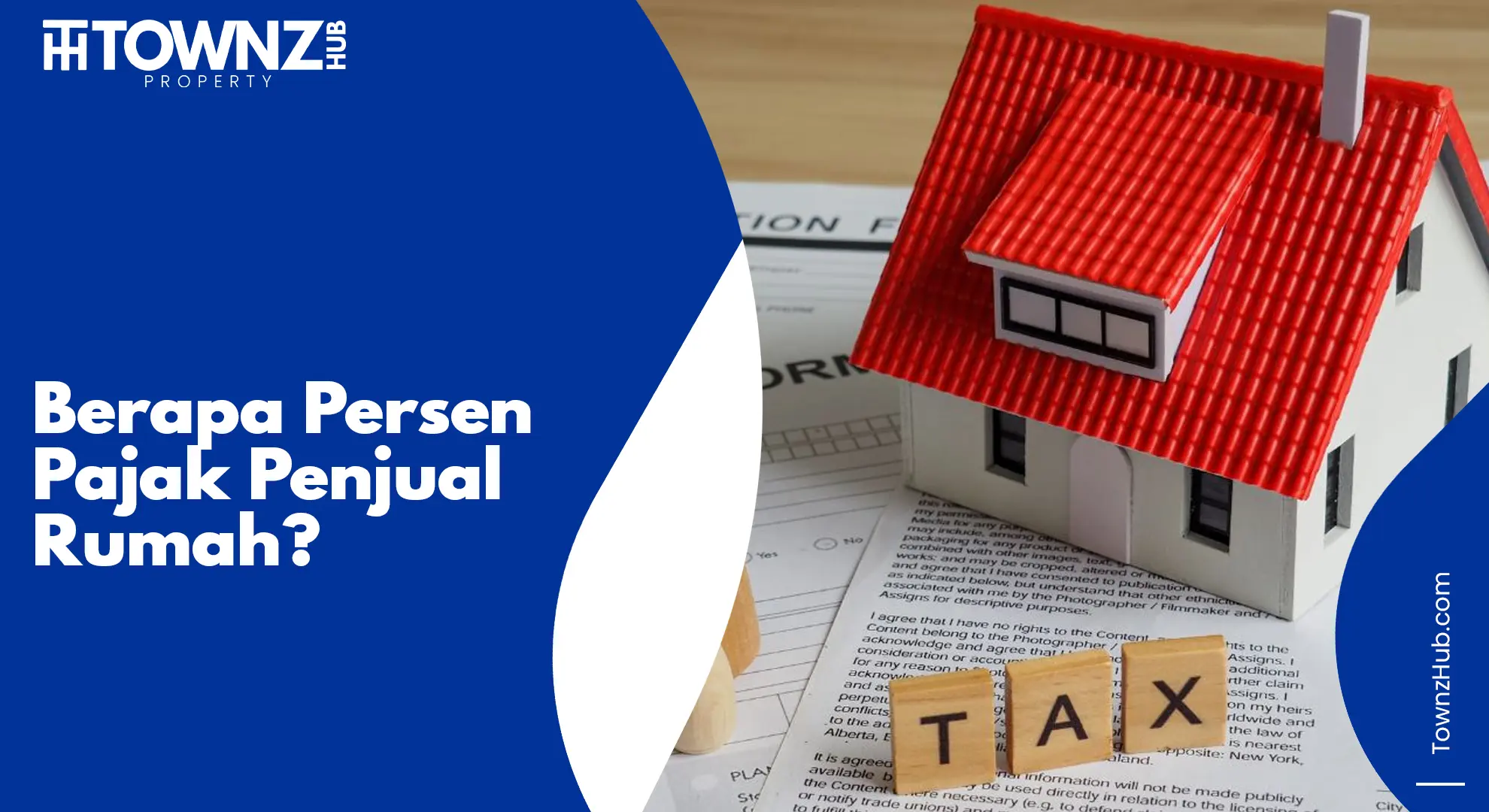 berapa persen pajak penjual rumah?