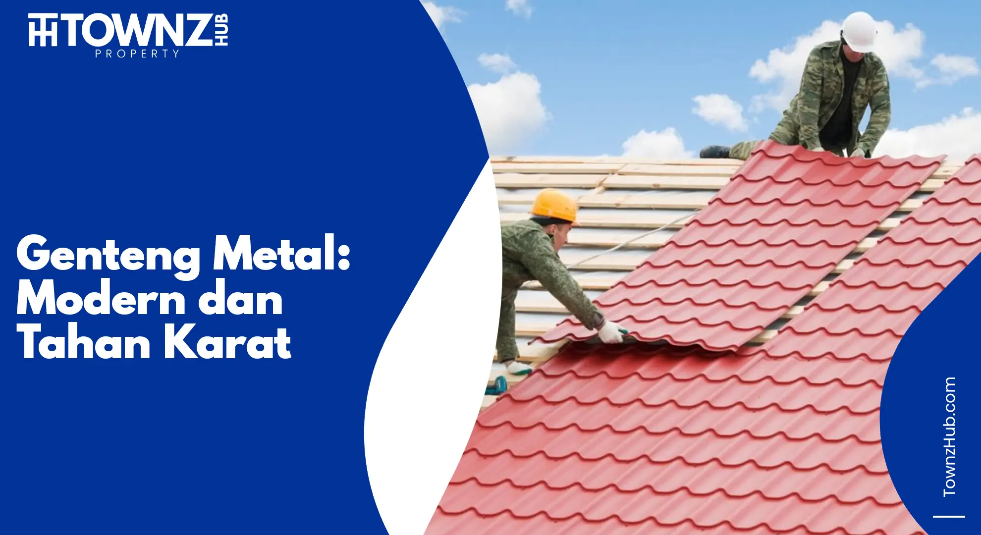 genteng metal: modern dan tahan karat