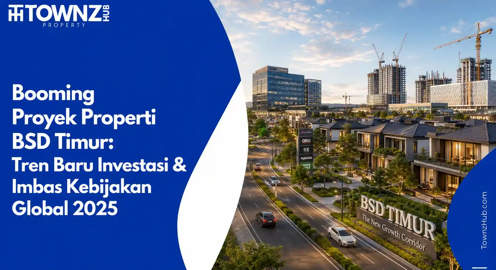 Booming Proyek Properti BSD Timur: Tren Baru Investasi & Imbas Kebijakan Global 2025 - cover artikel