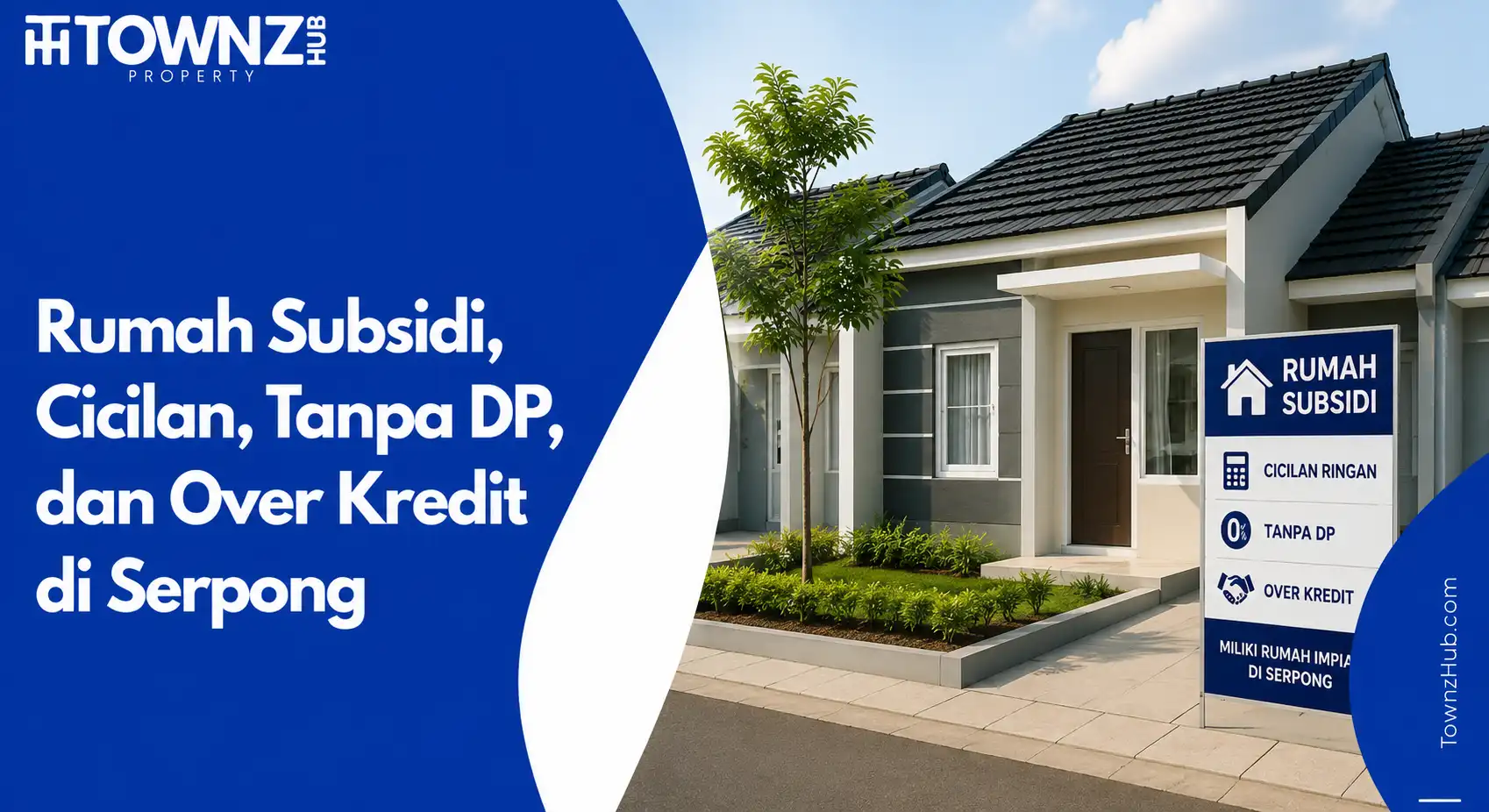 Rumah Subsidi, Cicilan, Tanpa DP, dan Over Kredit di Serpong - cover artikel