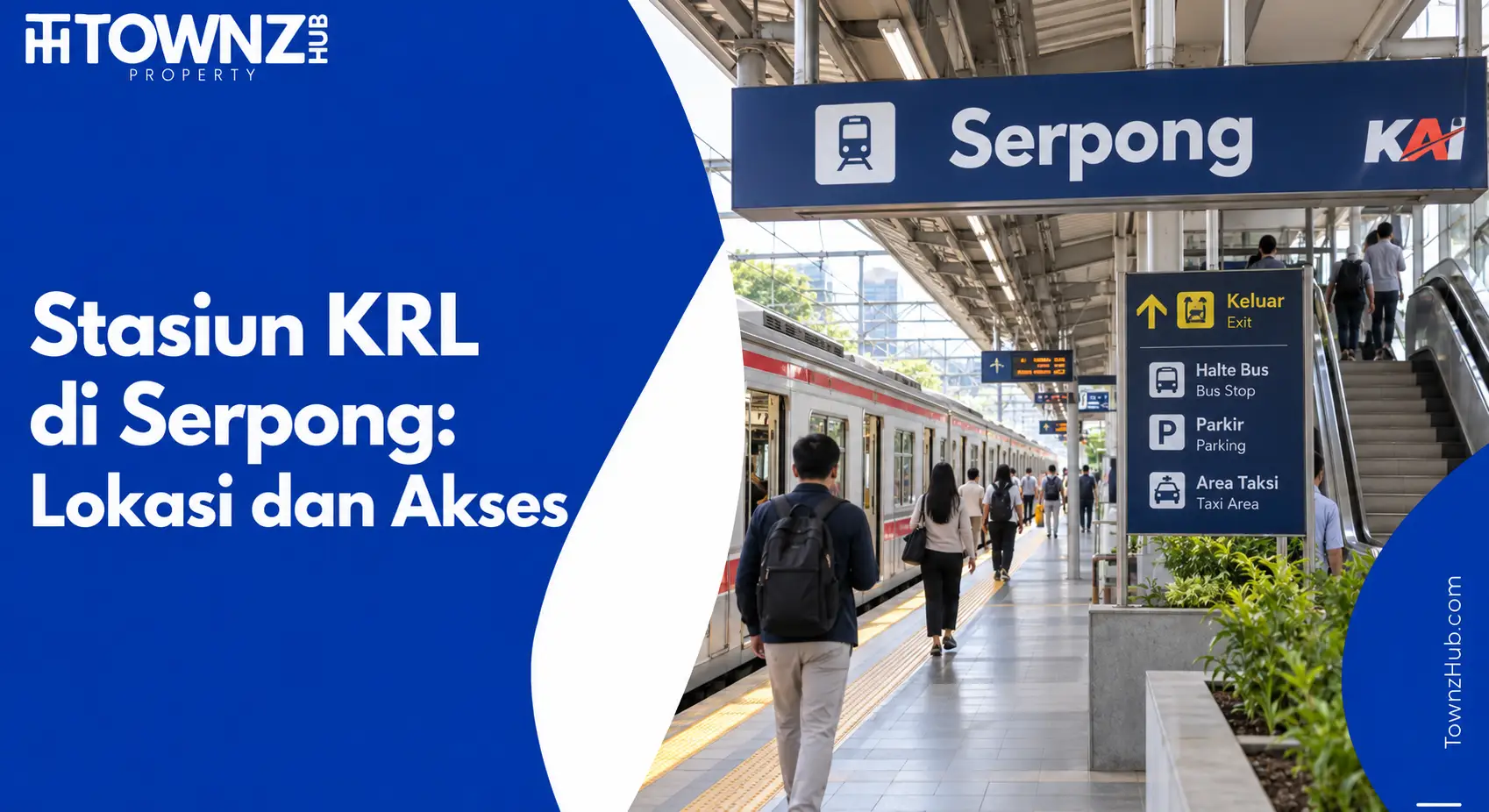 Stasiun KRL di Serpong: Lokasi dan Akses - cover artikel